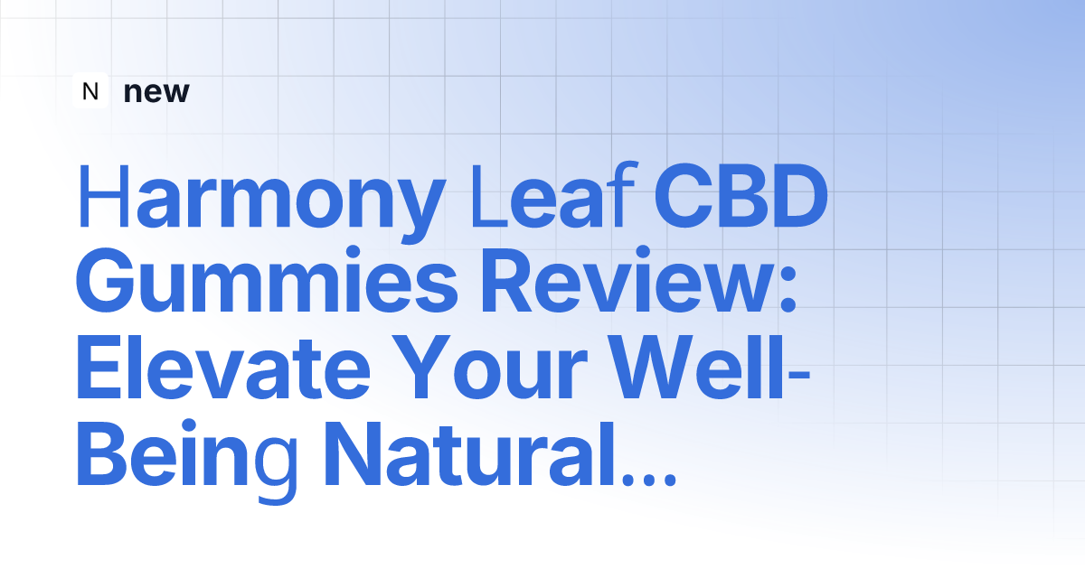 harmonyleafcbdgummies.gitbook.io